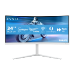 Philips 34M2C5501A/00 computer monitor 86.4 cm (34") 3440 x 1440 pixels Wide Quad HD LCD White