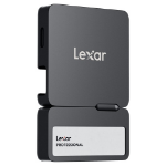 Lexar Professional GO SL400 Portable SSD with Hub, USB 3.2 Gen 2, 2TB, Black, 2 Years Warranty