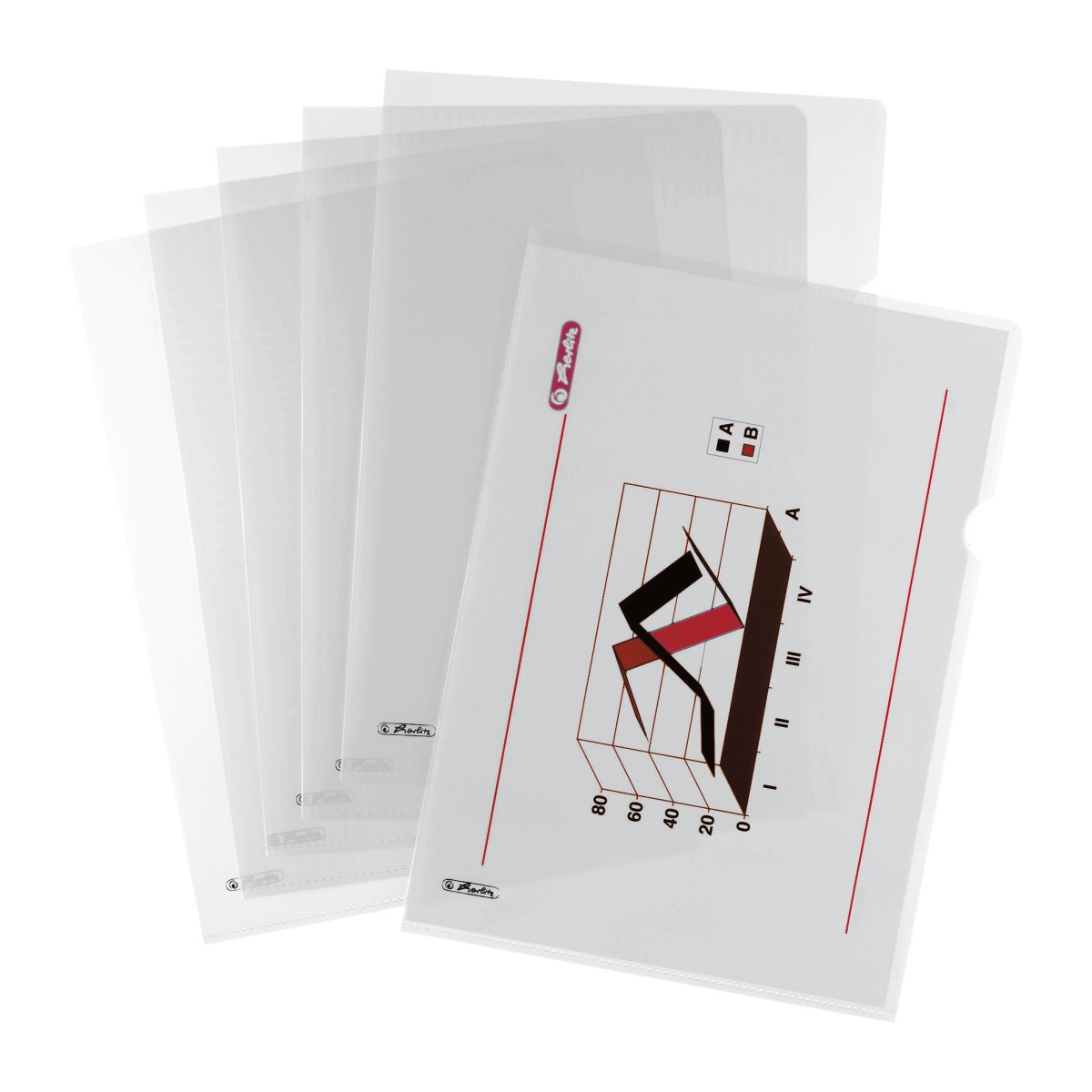 Image of Herlitz 5914304 folder A4 Polypropylene (PP) Transparent