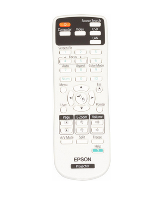 Epson 1566090 remote control Projector Press buttons