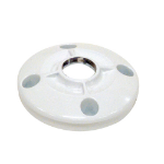 Chief 6 Inch (152 mm) Speed-Connect Ceiling Plate in White