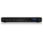 HP USB 2.0 Port Replicator Wired Black