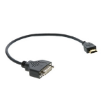Kramer Electronics DVI-I (F) - HDMI (M) 0.3 m HDMI Type A (Standard) Black