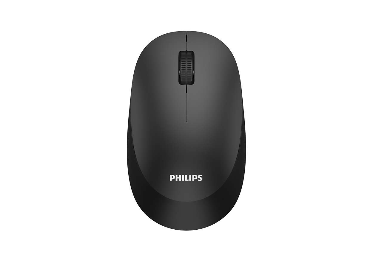 Philips SPK7307BL/00 mouse Ambidextrous RF Wireless Optical 1600 DPI