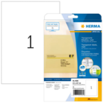 HERMA A4 self-adhesive label Rectangle Permanent Transparent 10 pc(s)