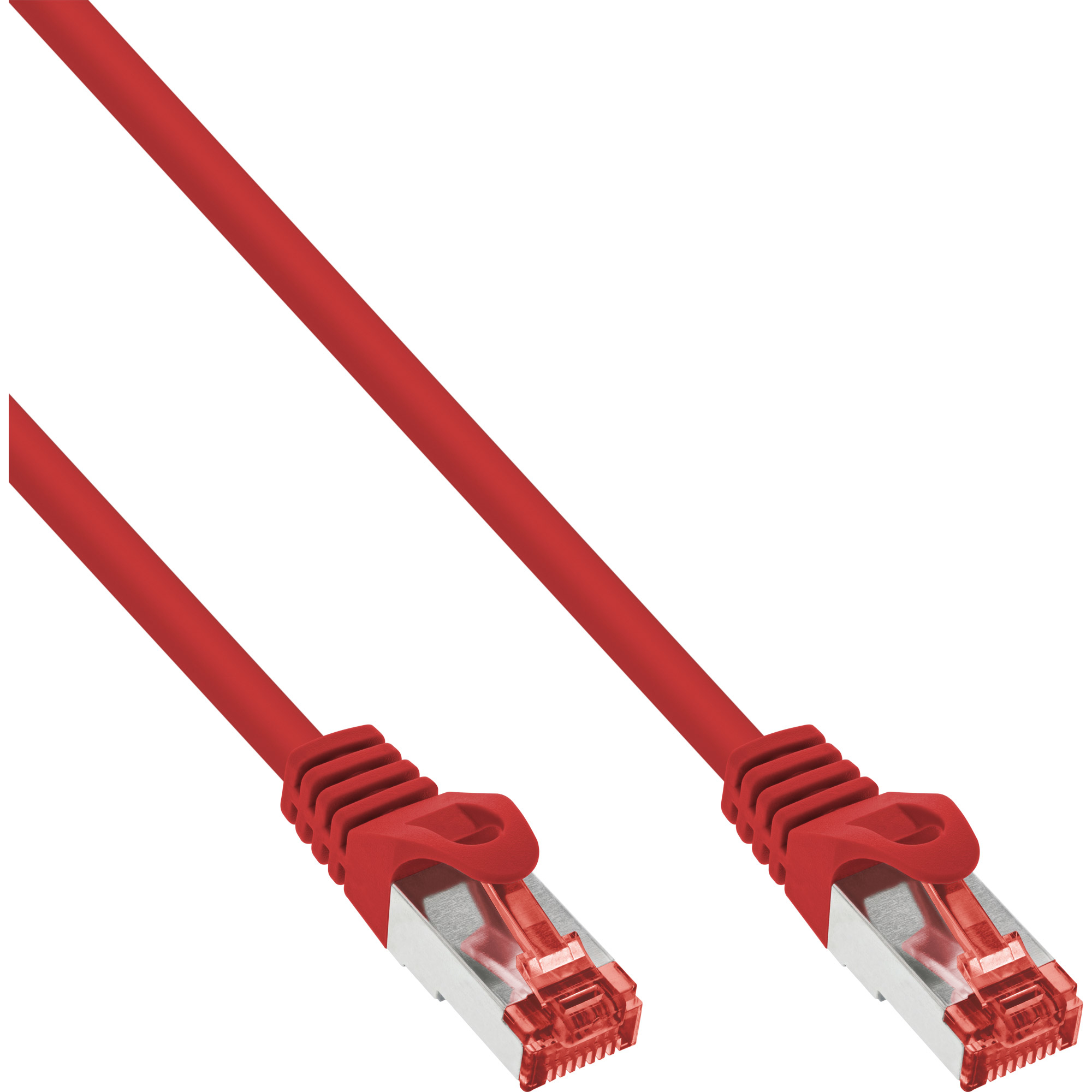 EU Product - - Patchkabel, S/FTP (PiMf), Cat.6, 250MHz, halogenfrei, Kupfer, rot, 15m thumbnail