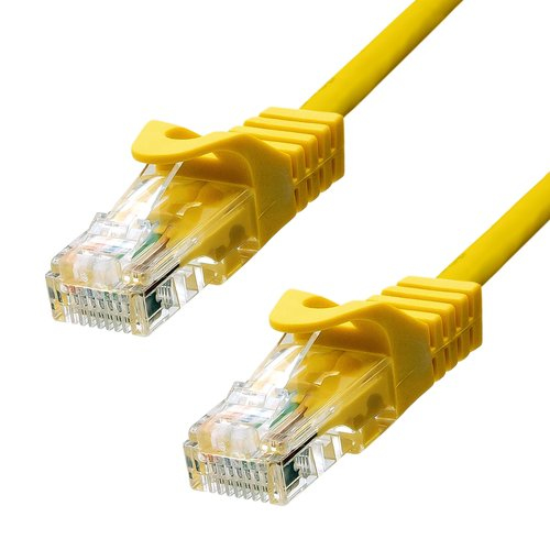 Image of ProXtend CAT5e U/UTP CU PVC Ethernet Cable Yellow 10M