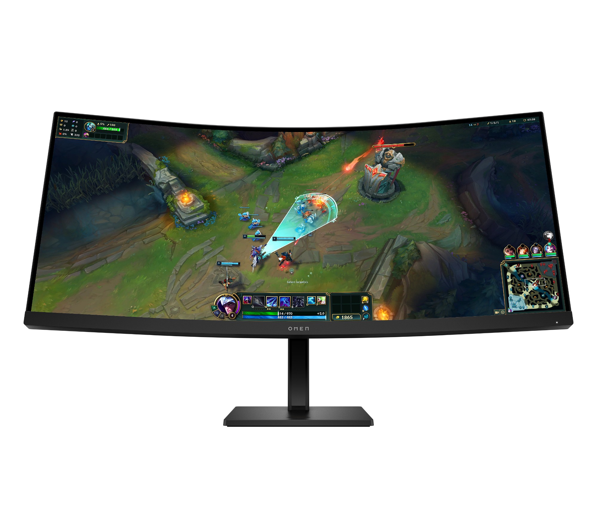 Hp Omen 34 Inch Wqhd 180Hz Curved Gaming Monitor - 34C G2