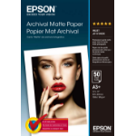 Epson Archival Matte Paper, DIN A3+, 189g/mÂ², 50 Sheets