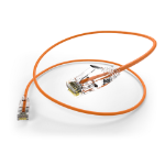 UNC CS6-05F-ORG networking cable Orange 60" (1.52 m) Cat6