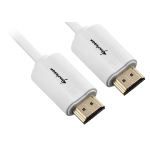 Sharkoon 2m, 2xHDMI HDMI cable HDMI Type A (Standard) White