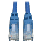 Tripp Lite N201-100-BL Cat6 Gigabit Snagless Molded (UTP) Ethernet Cable (RJ45 M/M), Blue, 100 ft. (30.5 m)