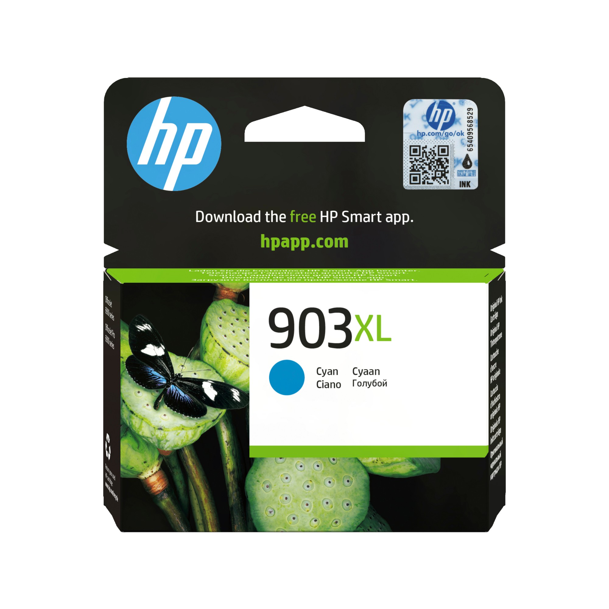 HP T6M03AE/903XL Ink cartridge cyan high-capacity, 750 pages 8.5ml for HP OfficeJet Pro 6860/6950