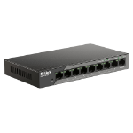 D-Link DSS-100E-9P netwerk-switch Unmanaged Fast Ethernet (10/100) Power over Ethernet (PoE) Zwart