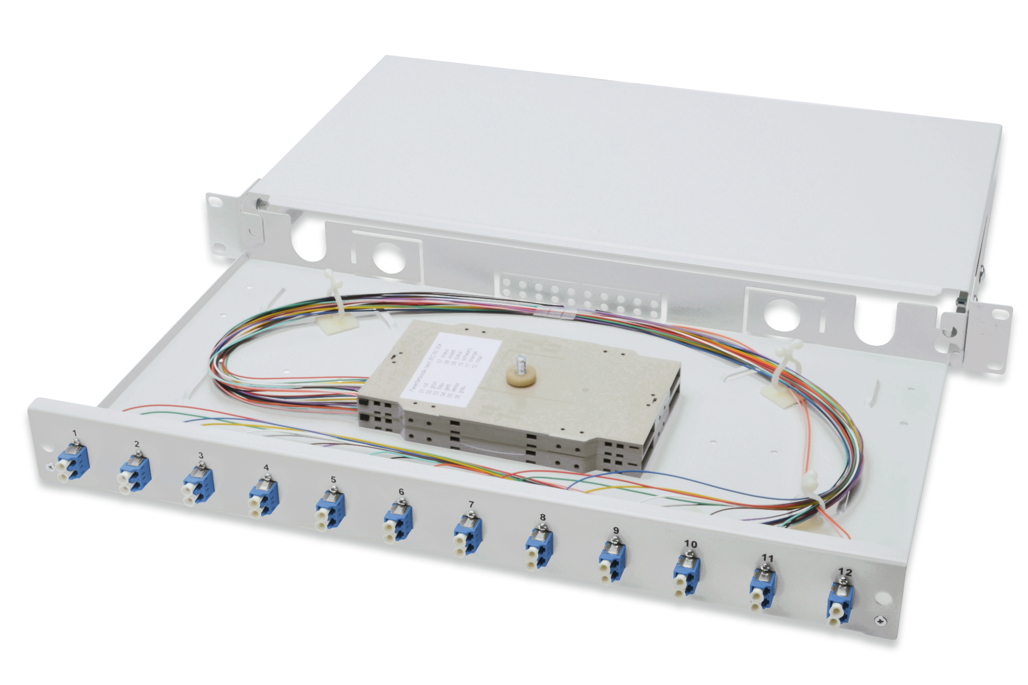 Image of Digitus Fiber Optic Splice Box, Equipped, LC, OS2