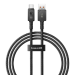 BSU Baseus Unbreakable USB cable 1 m USB A USB C Black