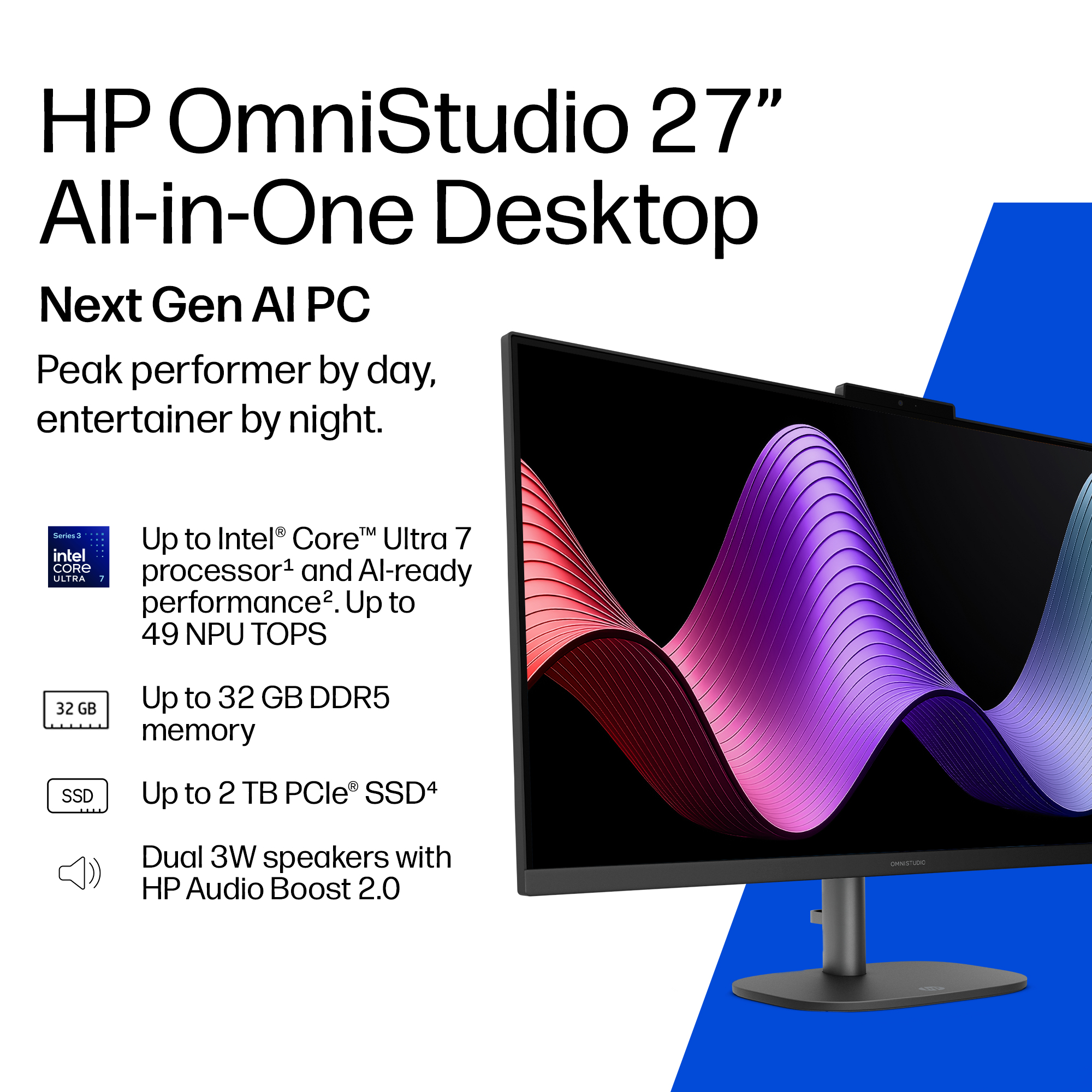 HP DP2X4EA All-in-One PC/workstation Intel Core 7 240H 68.6 cm (27&quo