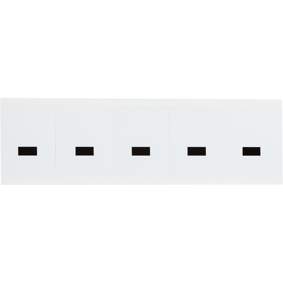 Image of Brady 9713-DSH printer label Black, White Self-adhesive printer label