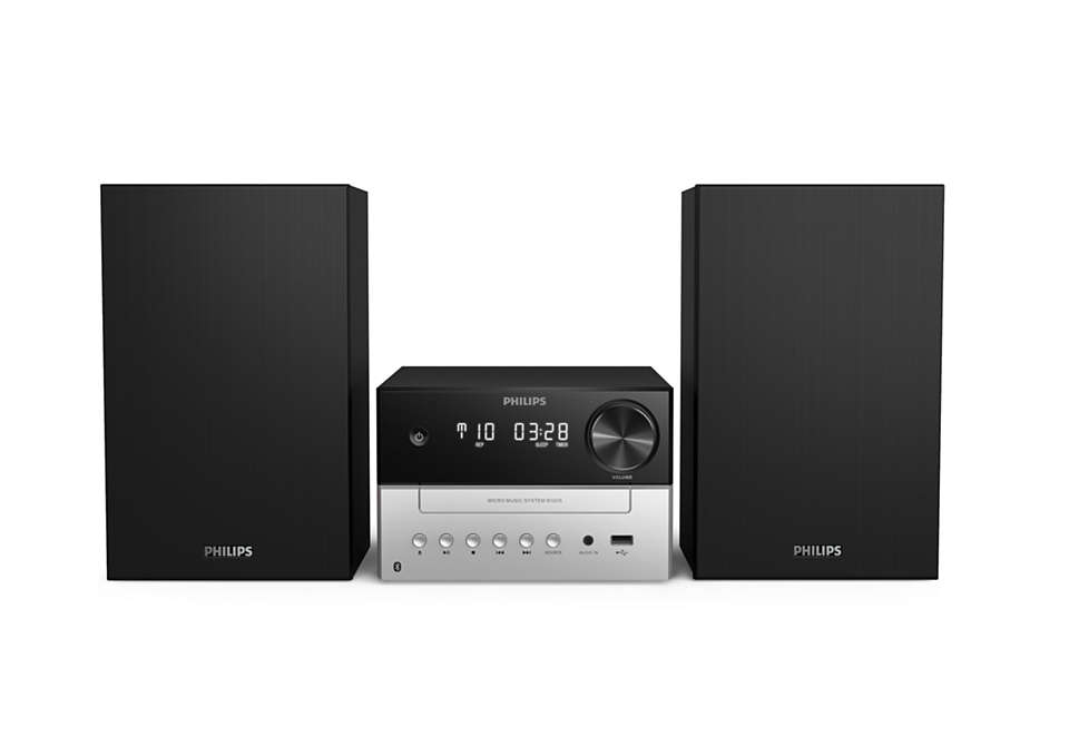 Philips TAM3205 Home audio micro system 18 W Black. Silver
