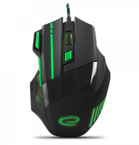 ESP eranza EGM201G mouse USB Type-A Optical 2400 DPI Right-hand