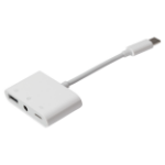 Maplin USB-C Multiport Hub USB-C to USB-A 3.0 + 3.5mm + USB-C Charge Port
