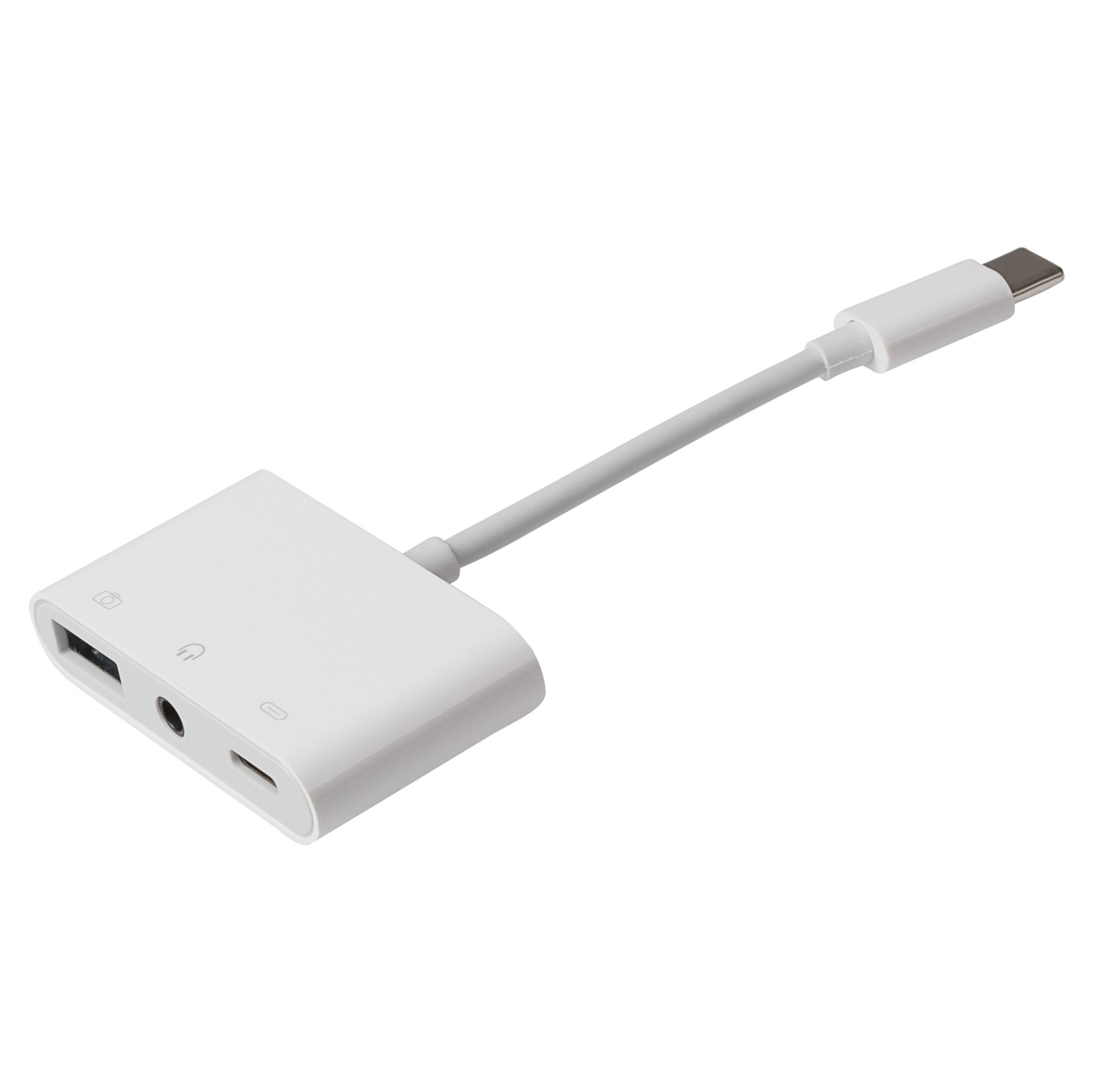 USB-C Multiport Hub USB-C to USB-A 3.0 + 3.5mm + USB-C Charge Port thumbnail