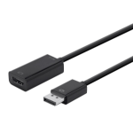 Monoprice 12781 video cable adapter DisplayPort HDMI Type A (Standard) Black