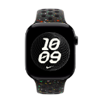 Apple MGC34ZM/A slimme draagbare accessoire Band Zwart Aluminium, Fluorelastomeer