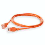 AddOn Networks ADD-1FSLCAT6A-OE networking cable Orange 11.8" (0.3 m) Cat6a U/UTP (UTP)