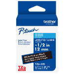 Brother TZE335G label-making tape White on black TZe