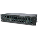 PLANET 15 Slot 19" Converter Chassis with Redundant Power Option