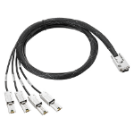 HPE K2R10A Serial Attached SCSI (SAS) cable 4 m Black, Silver