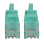Tripp Lite N261-S03-AQ networking cable Aqua color 35.8" (0.91 m) Cat6a U/UTP (UTP)