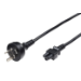 Microconnect PE150818 power cable Black 1.8 m Power plug type I C5 coupler