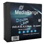 MediaRange MR465 blank DVD 8.5 GB DVD+R DL 5 pc(s)