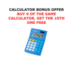 Canon LS-270V III POCKET CALCULATOR BLUE - BUY 9 GET 1 FREE