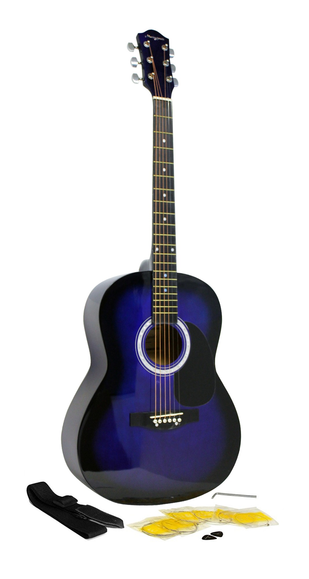 PDT Martin Smith Acoustic Guitar - Blue