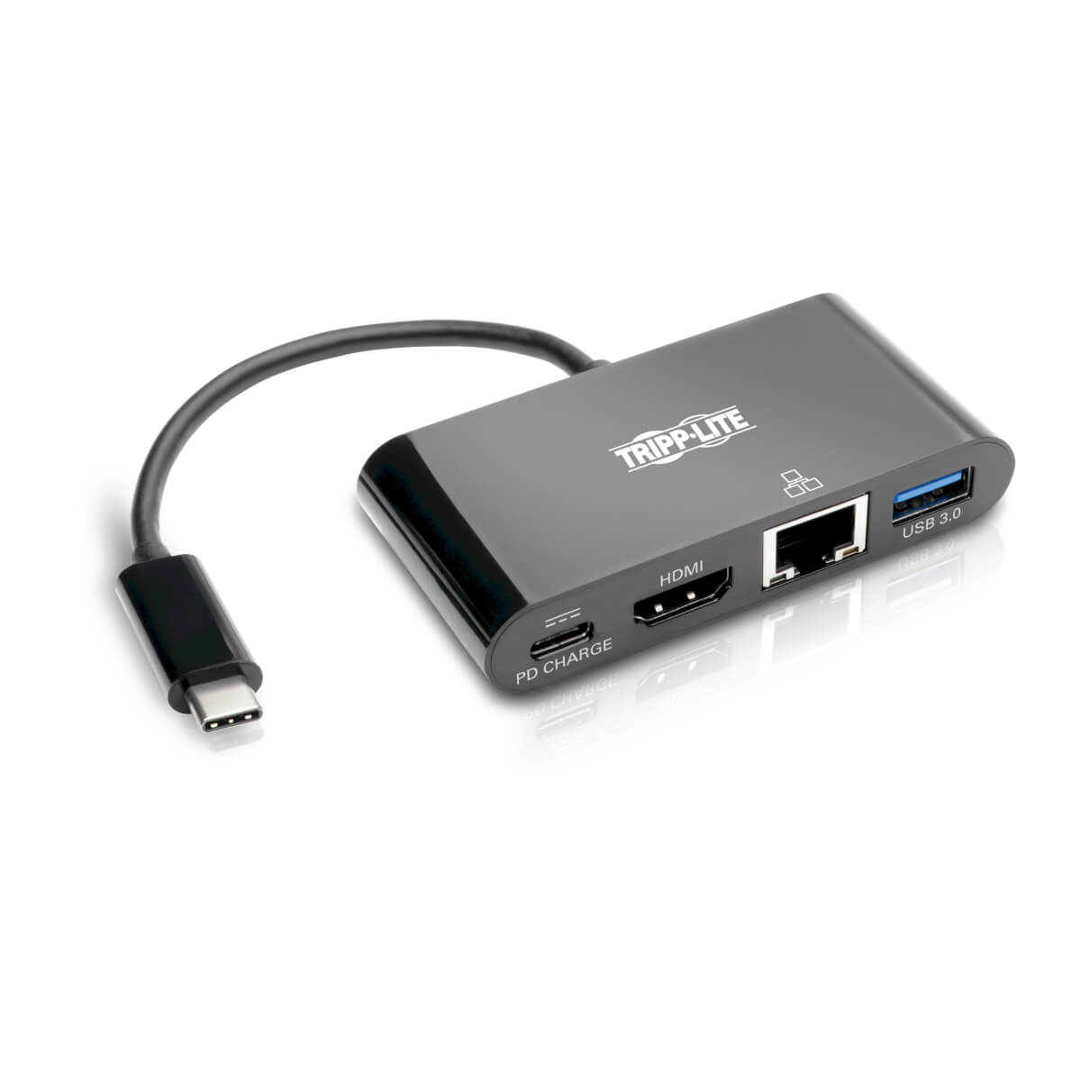 Image of Tripp Lite U444-06N-HGUB-C USB-C Multiport Adapter - HDMI, USB 3.x...