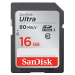 Sandisk Ultra memory card 16 GB SDHC Class 10 UHS-I