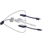 Liberty AV Solutions DL-AR1887 video cable adapter 127 m HDMI Type A (Standard) Mini DisplayPort + USB Type-C Black, White
