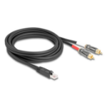 DeLOCK 88171 audio kabel 2 m RJ-45 2 x RCA Zwart