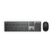 DELL KM717 keyboard RF Wireless + Bluetooth QWERTY US International Black