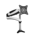 Siig CE-MT1H12-S1 monitor mount / stand 27" Black, White Desk