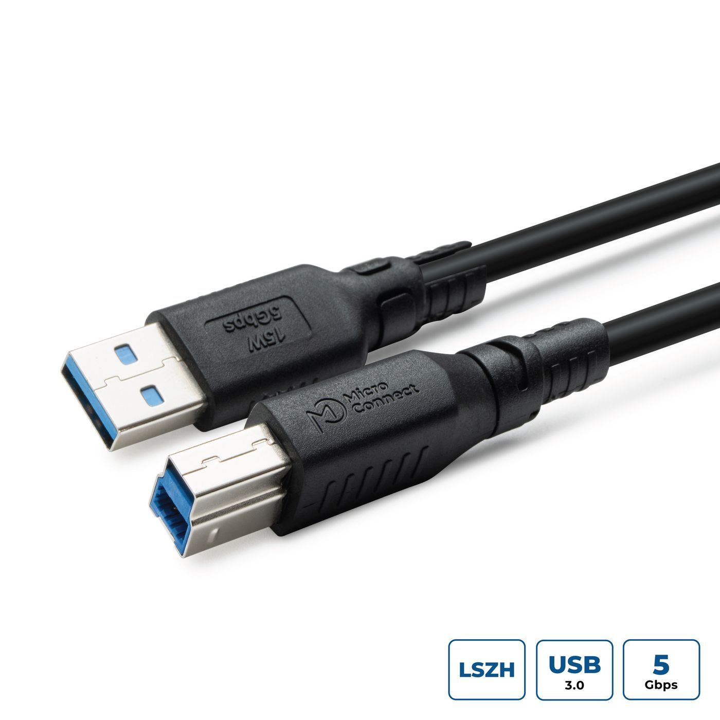 Microconnect Black/Green/Red Usb3.0ab1b-Lszh Usb Cable Usb 3.2 Gen 1 (3.1 Gen 1) 1 M U