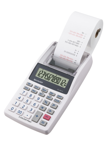 Sharp EL-1611V calculator Desktop Financial Grey. White