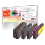 Peach PI300-794 inktcartridge 4 stuk(s) Compatibel Normaal rendement Zwart, Cyaan, Magenta, Geel