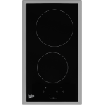 Beko HDMC 32400 TX hob Stainless steel Built-in Ceramic 2 zone(s)