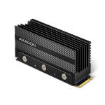 Axagon CLR-M2XL computer cooling system M.2 NVMe SSD Heatsink/Radiatior Black 1 pc(s)