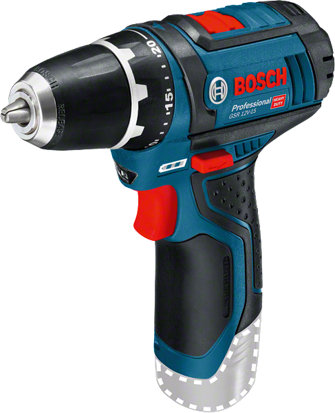 Image of Bosch GSR 12V-15 Professional 650 g Black. Blue. Red. Silver