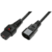 FDL 2M IEC C14 PLUG TO LOCKING C13 SOCKET EXTENSION